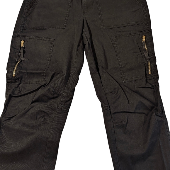 White House Black Market The Slim Crop Black Pants Size 8 - Picture 3 of 9